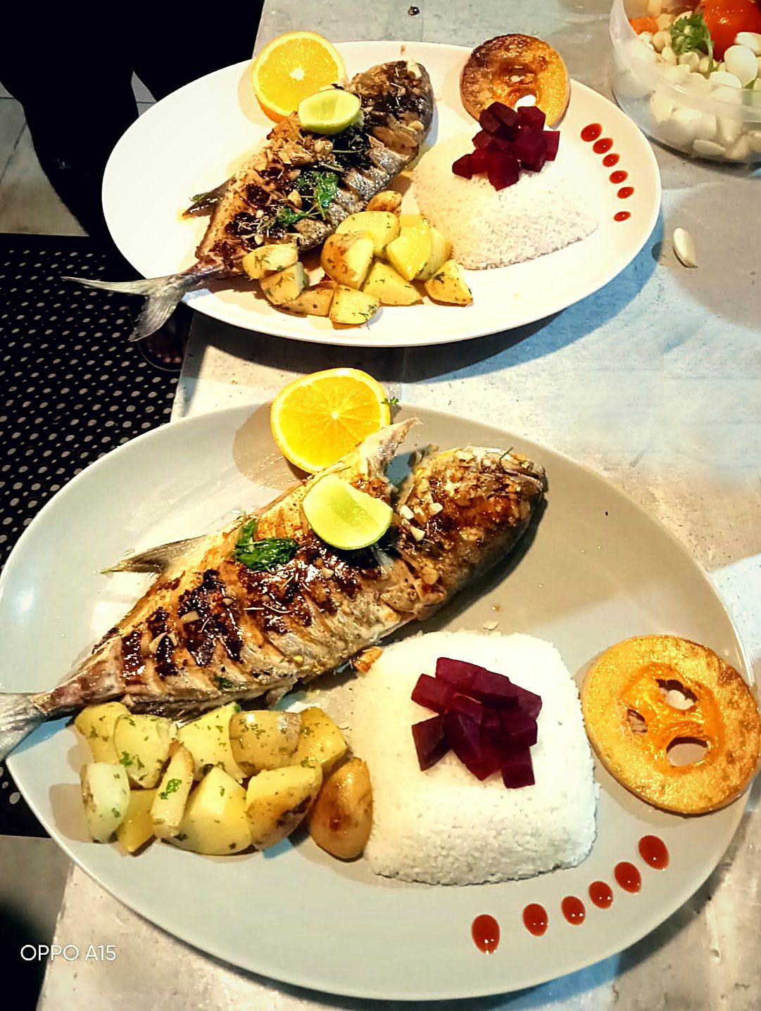 Fresh seafood at Arugam Bay