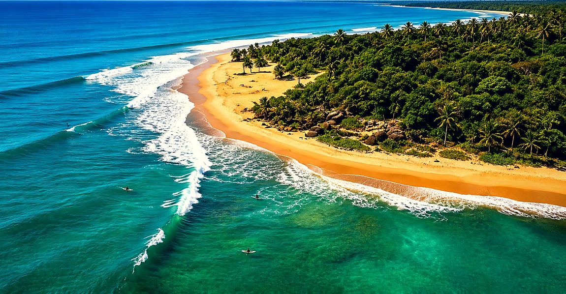 Main Point surf break, Arugam Bay