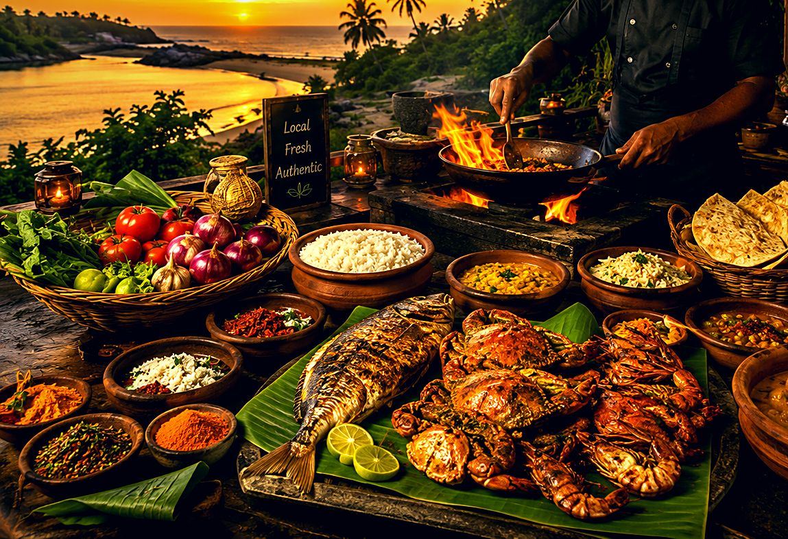 Seafood & cuisine, Arugam Bay
