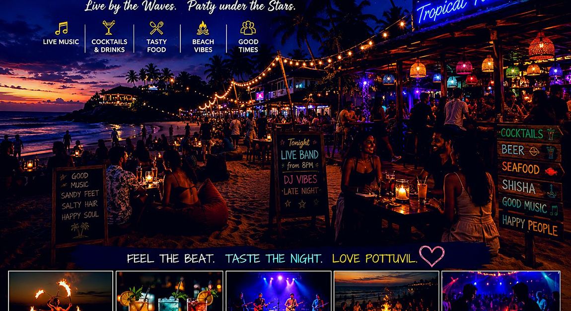 Beach nightlife, Arugam Bay
